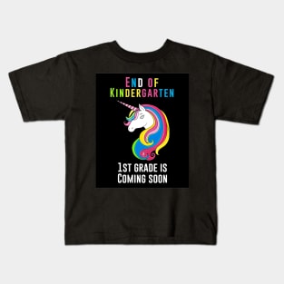 End of kindergarten, 1st grade is coming soon Kids T-Shirt